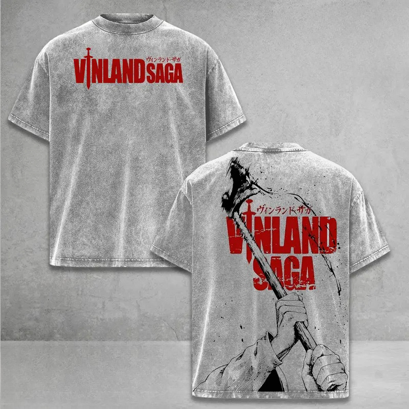 Men'S Fashion T Shirts - Street Fashion Manga Vinland Saga Retro