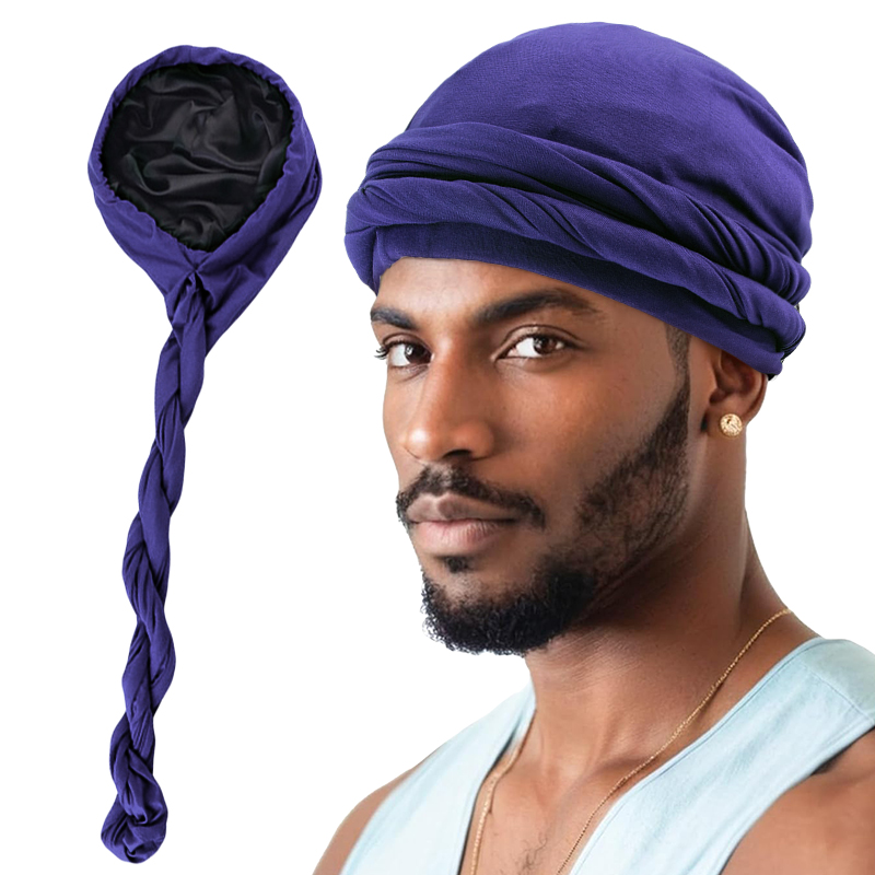 Men'S Fashion With Hat - New Elastic Men's Turban Hat Women
