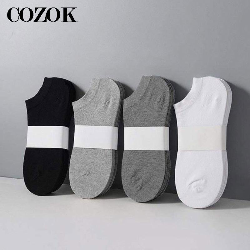 10pcs=5 Pairs Mens Socks Casua - Socks Ankle Men 评论和价格