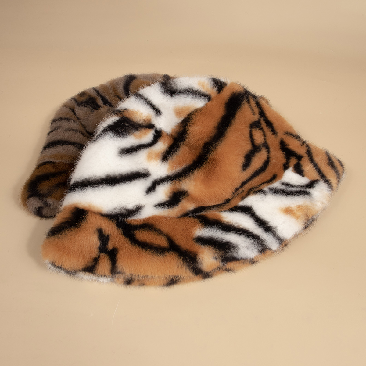 Fashionable Tiger Print Cute U - Men'S Fashion With Hat 评论和价格