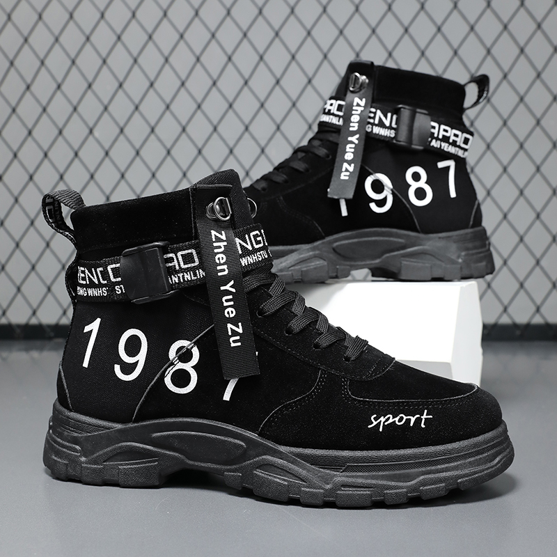 Men's Solid Color High-Top Fas - Men'S Fashion News 评论和价格