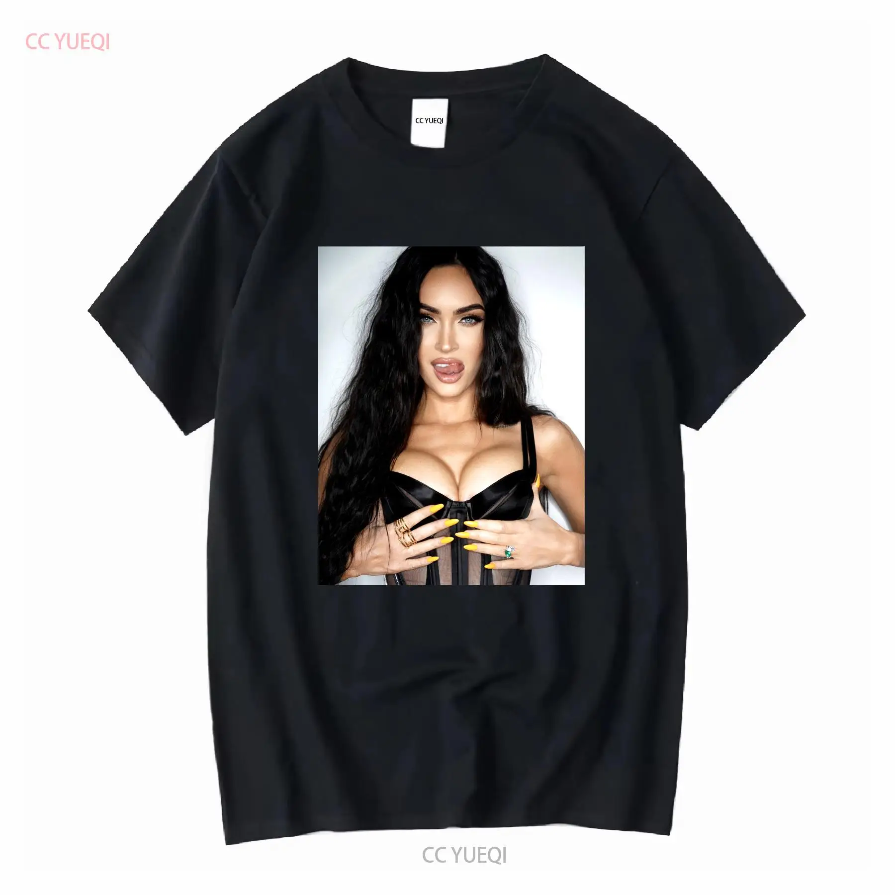 Megan Fox T shirt Poster long  - Poster Men Fashion 评论和价格
