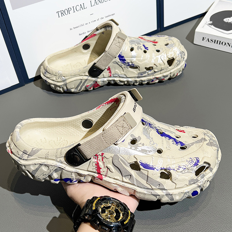 Men's Slippers EVA Hole Mens M - Men'S Fashion News 评论和价格