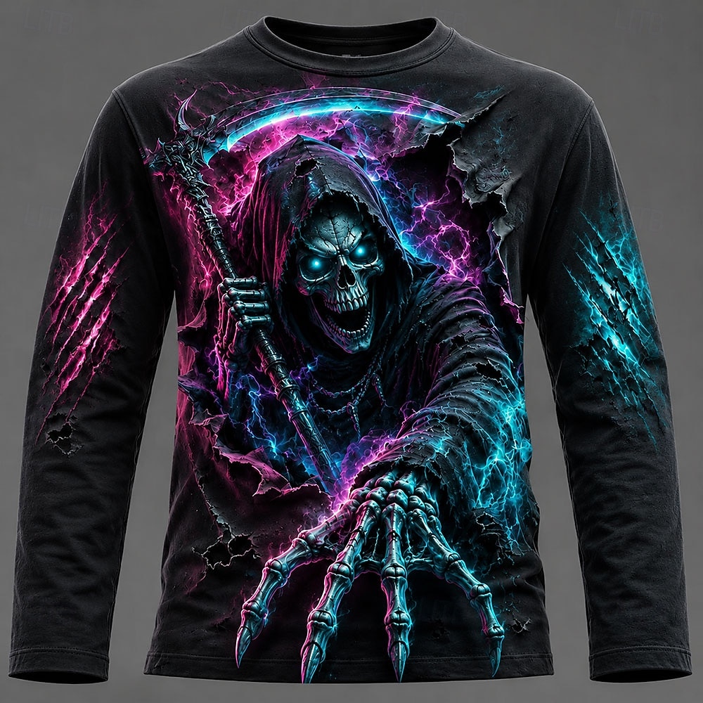 Halloween Men 3D Graphic Print - Men'S Fashion T Shirts 评论和价格