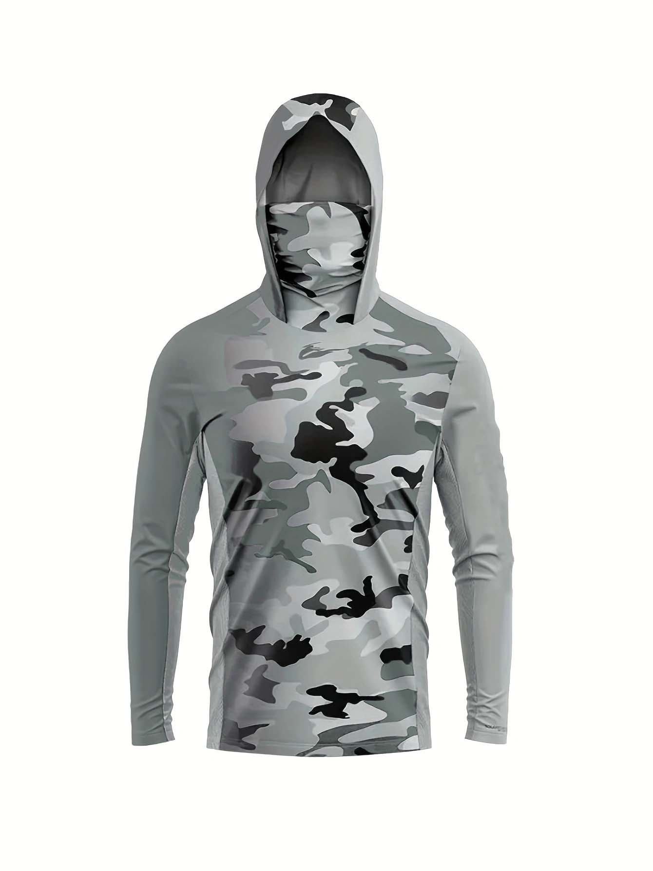 Outdoor Fisherman Hooded Long  - Men'S Fashion T Shirts 评论和价格