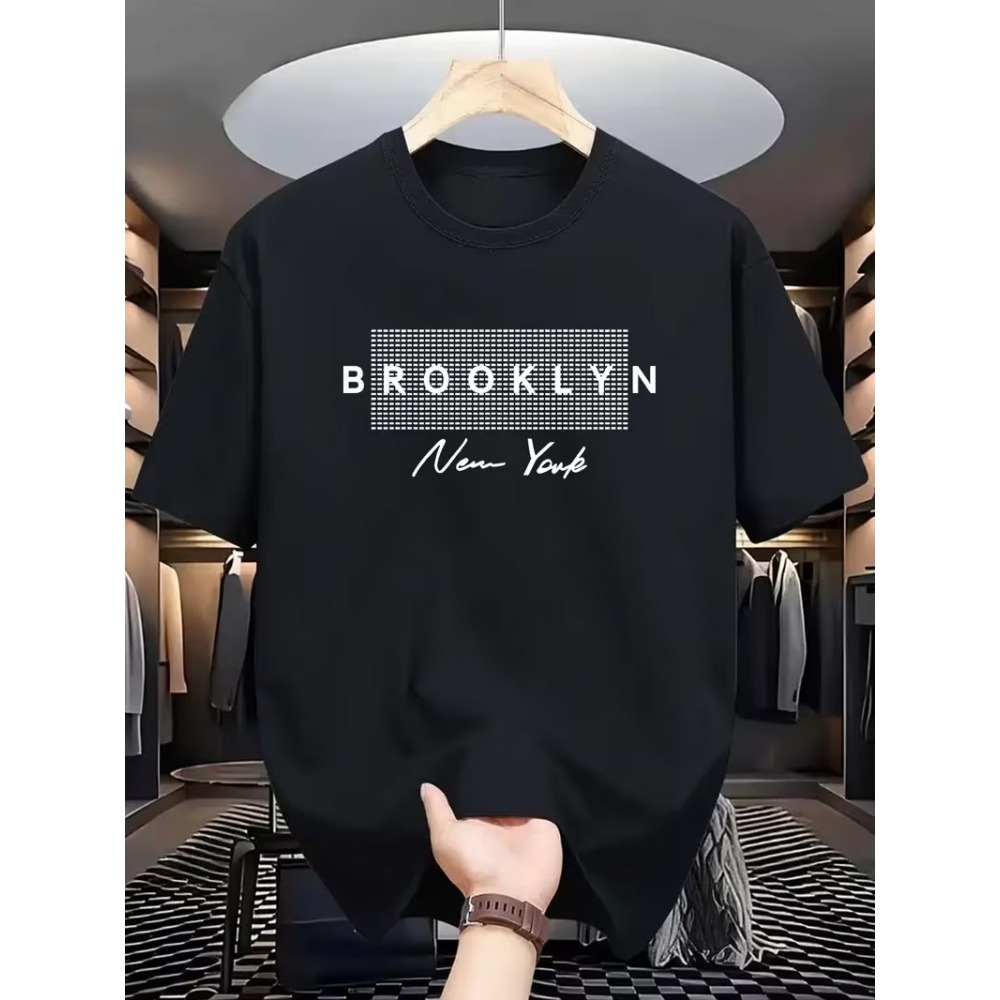 Men Crew Neck Short Sleeve T‑S - Men'S Fashion New York 评论和价格