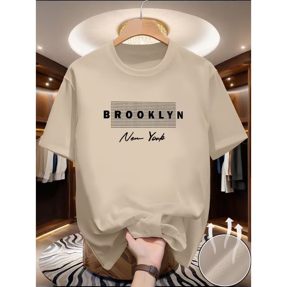 Men Crew Neck Short Sleeve T‑S - Men'S Fashion New York 评论和价格
