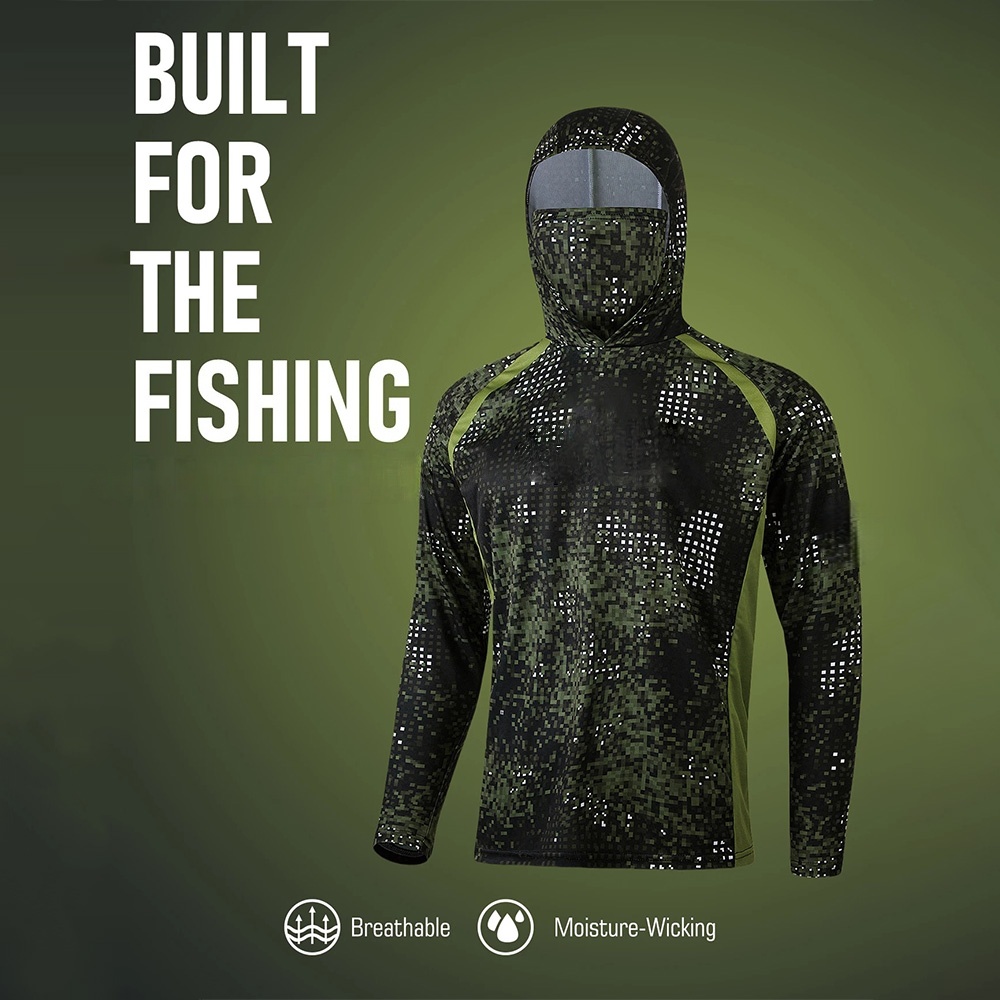 MALFC Fishing Apparel Men Hood - Men'S Fashion T Shirts 评论和价格