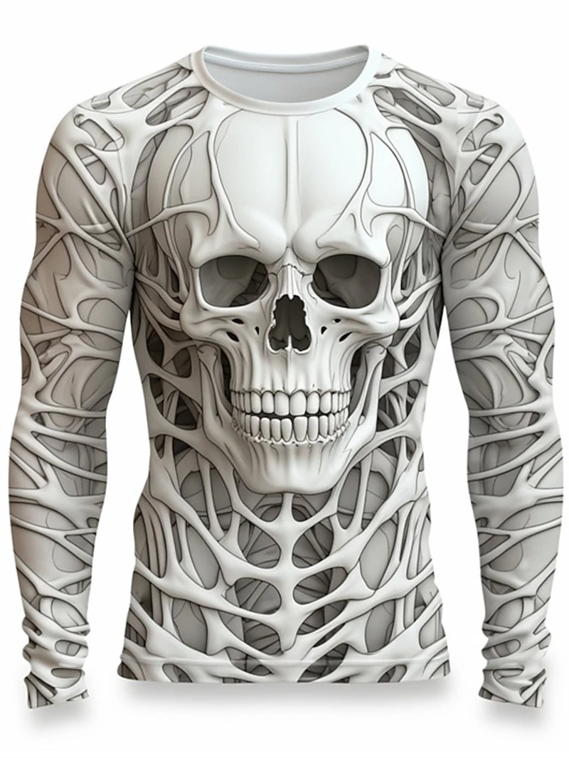 3D Print Skeleton Skulls Patte - Mens Fashion Clothes 评论和价格