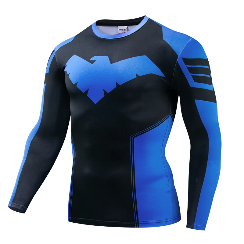 Compression T-Shirts Sportswea - Mens Fashion Summer 评论和价格