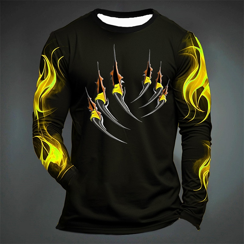 Funny Tiger Print T Shirt For  - Mens Fashion Clothes 评论和价格