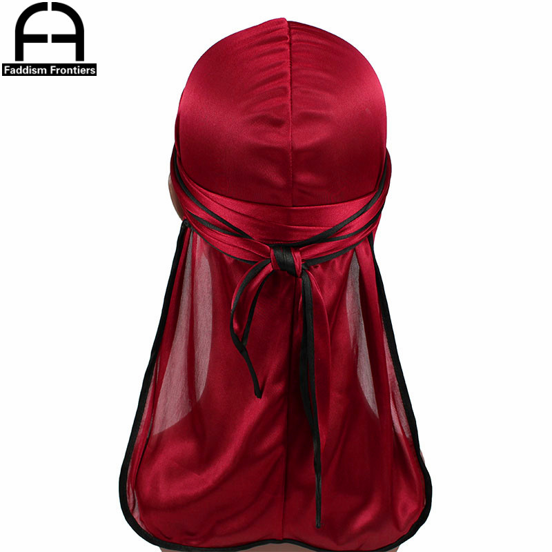 New Fashion Men's Satin Durags - Men'S Fashion With Hat 评论和价格