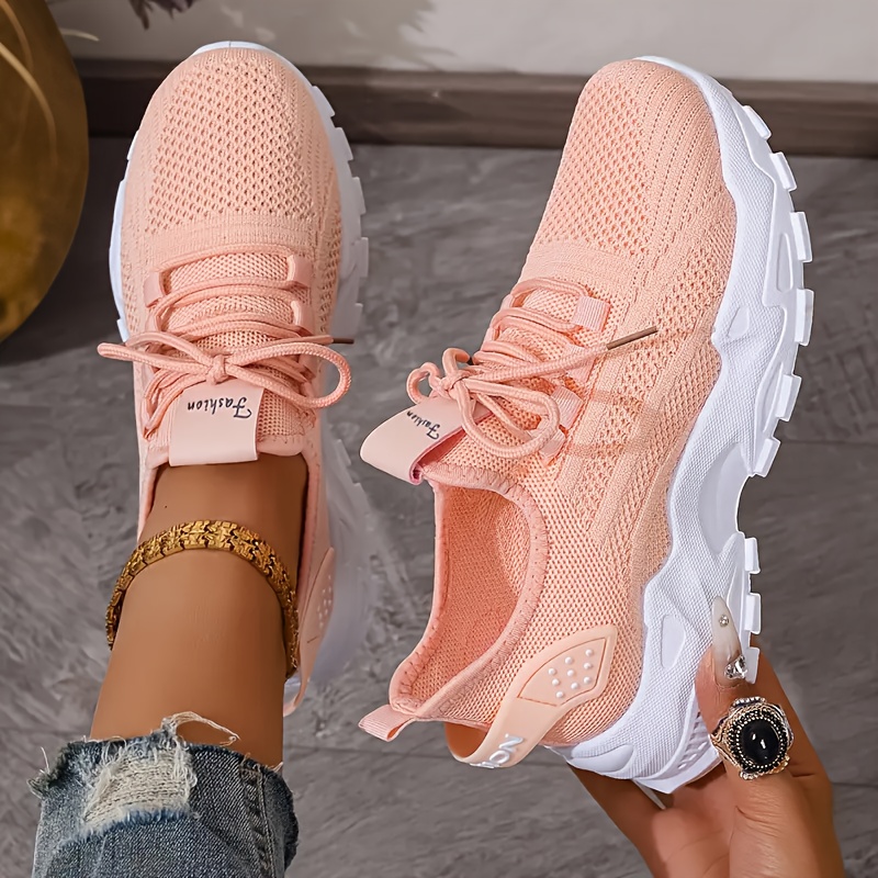Breathable Knit Sneakers Fashi - Mens Fashion Trainers 评论和价格